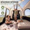 Happy Travel SUV Tents for Camping, 6 Person Instant Car Tent with Rainfly | 60 Seconds Easy Setup Pop up Tent, Waterproof Car Tailgate Tent, Cabin Tent with Expandable Carry Bag, 10'W X 10'L X 7.1'H