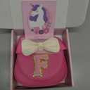 ONECOCOA Toddler Purse Gifts for Girls, Little Girl Purse Kids Wallet Crossbody Bag Birthday Gifts for 38 Year Old Girl (F, Rose)