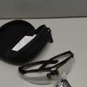 ROCKBROS Photochromic Sports Sunglasses Mens Pickleball Glasses Cycling Glasses MTB Sunglasses, with Removable Elasctic Band (Black)