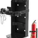 Zonon Heavy Duty Fire Extinguisher Mount Bracket Metal Fire Extinguisher Holder Wall Mount for Home Car Truck, Boat(Fe-10,Black,1 Pcs)