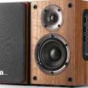 1 by ONE Bluetooth Bookshelf Speakers, Active 2 Way Speakers with 60 Watts RMS, 100 Watts Peak Power, Turntable Speakers with RCA x 2/Bluetooth/Coaxial/Optical