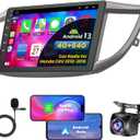 4G+64G Car Radio Stereo for Honda CRV 2012 2013 2014 2015 2016 Android 13, 9 Inch IPS Touch Screen CRV Car Stereo with Wireless Carplay/Android Auto, DSP, Bluetooth, Backup Camera, SWC, Built-in GPS