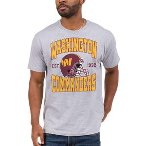 Junk Food - Team Helmet - Officially Licensed Short Sleeve Football Fan Shirt for Men and Women, XL