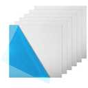6 Pack 5052 Aluminum Plate 12x12x1/64(0.02) Aluminum Sheet Thin Metal Plate Covered with Protective Film, Finely Polished and Deburred, Metal Sheet for Crafting, Industry