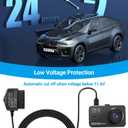 ssontong Upgraded OBD2 OBD Power Cable for Dash Camera, OBD to Type-C USB OBDII Adapter Hardwire Charger Cable 24 Hours Surveillance and Acc Two Mode with Switch Button (Type-C USB Port)