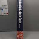 Retractable Safety Baby Gate or Mesh Dog Gate,Durable Portable Mesh Retractable Gate,Easy to Use for Stairs, Doorways, Hallways, Indoor, Outdoor, 33.5" Tall, Up to 45" Wide, White