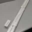 LazBlinds No Tools No Drill 1" Vinyl Mini Blinds, Cordless Blinds for Windows, Light Filtering Horizontal Window Blinds & Shades, 36" W x 72" H, White
