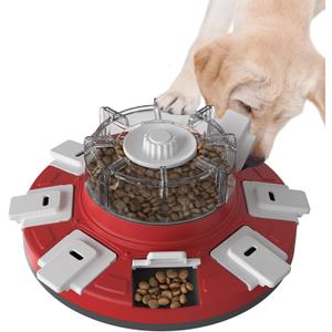 Dog Treat Puzzle Slow Feeder Toys, Dog Food Treat Dispenser/Slow Feeder/Interactive Enrichment Toys for Large/Medium/Small Dogs, Puppy Boredom Buster and Mentally Stimulating, Level 2 in 1