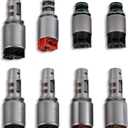 8pcs 6-Speed Automatic Transmission Solenoid Kit, Replacement for Hyundai and Kia Select Models with A6LF1 A6LF2 A6LF3 A6MF1 A6MF2 Transmission