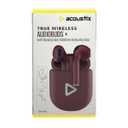 Acoustix True Wireless AudioBuds+, Burgundy