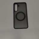 JETech Magnetic Case for Samsung Galaxy S24 Plus 5G, Compatible with MagSafe, Translucent Matte Back Shockproof Phone Cover (Black)