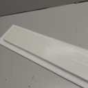 Reallnaive 1 Pcs 22" x 4" Marble Vanity Sidesplash Bathroom Vanity Backsplash Engineered Stone Side Splash for Bathroom Sink Home Decoration (Carrara White), about 22 x 4 inches