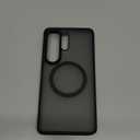 TORRAS Shockproof Magnetic for Samsung Galaxy S26 Ultra Case, [Military Grade Protection] [Fit for MagSafe] Translucent Classic Grippy DIY Button for Samsung S26 Ultra Case Slim, Black