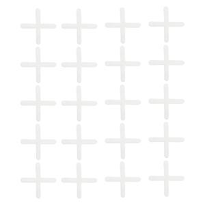 600PCS Tile Spacer 1/8 inch PVC Tiling Seam Positioning Leave Seam Cross Card Plastic Tile for Tile Stone Installation Floor Wall Tile Spacing