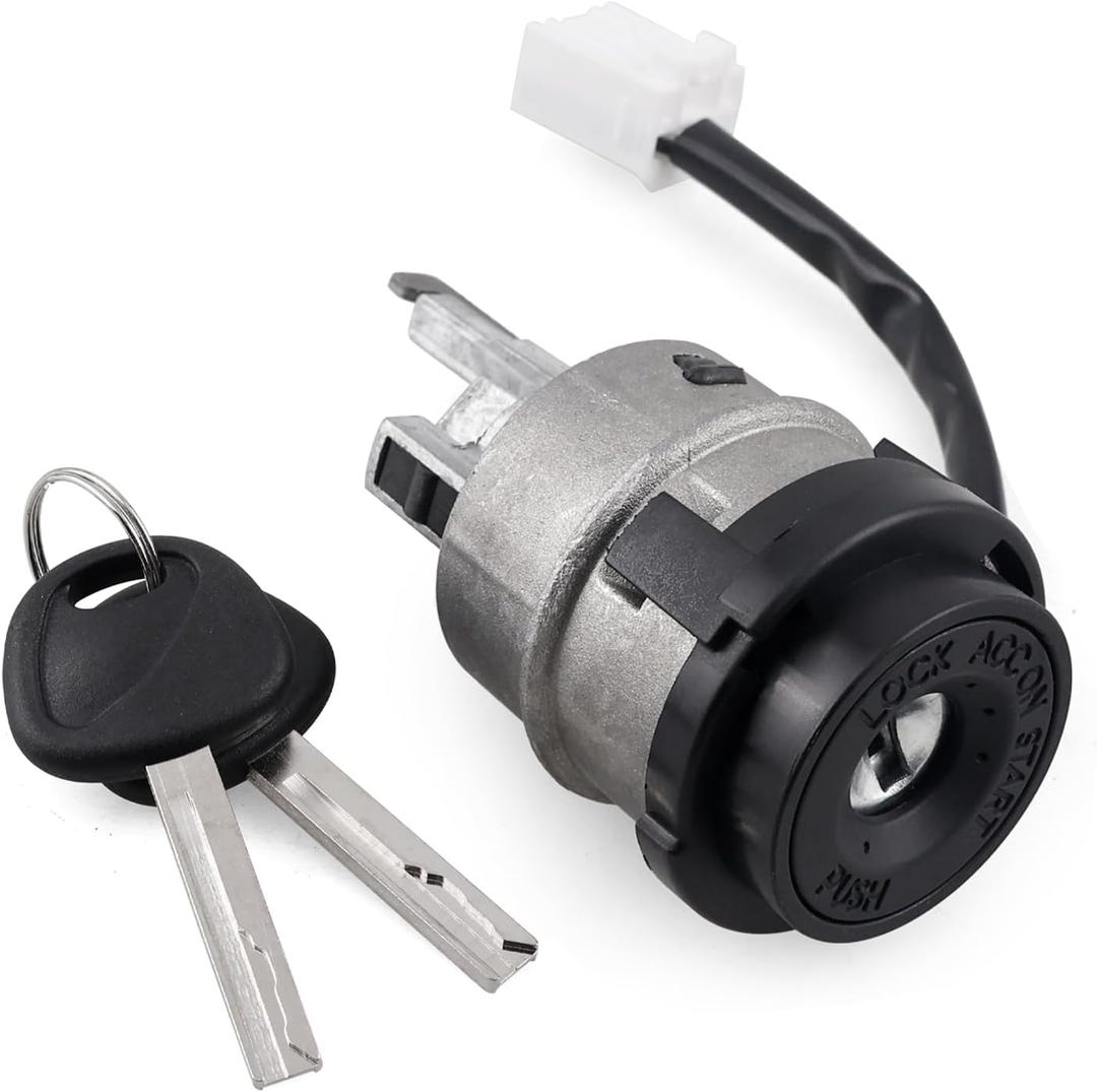 819001RJ00 Ignition Lock Cylinder Fit for Hyundai Accent Hatchback/Sedan 2012-2017, fit for Dodge Attitude Sedan 2012-2014 Replaces 81900-1RJ00 Ignition Cylinder Switch with Keys