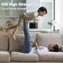 Couch Cushions Supports for Sagging Cushions, 20"X 20" Sofa Furniture Seat Cushion Under Sag Repair, Curved 45 D High Density Foam Replacement for Sectional Loveseat Chair (Black 2 Pack)