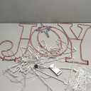 Zonon 6 FT Lighted Christmas Nativity Scene Outdoor Holy Family Yard Decoration with 160 White LED Lights Cute Angels Christmas Decorations Set for Xmas Indoor Garden Patio Holiday Party Decor