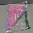 HESTYA 5 Pcs 49 ft Kpop Theme Pink Purple Blue Pennant Banner Pink and Purple Birthday Party Decor Kpop Theme Triangle Flag Bunting Garland for Birthday Supplies