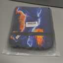 Basketball Kids Lunch Box for Boys School Sport Insulated Lunch Bag Reusable Lunchbox Blue Lighting Lightweight Thermal Cooler Tote for Picnic Travel Hiking Office Back to School Gifts (Wolf01)