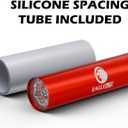Red Light Therapy 670nm for General Wellness | USA Lab Verified 670 nm Flashlight (LED) w/Silicone Spacing Tube | Easy on The Eyes - no Blue Light v4.0