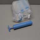 Vacuum Storage Bags with Hand Pump, Plastic Packaging Bags, 80% Space Saver Vacuum Seal Bags for Clothing, Travel Lugggage, Blankets, Comforters, 10 Jumbo