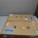 5-Rings Modern LED Chandelier Gold Dimmable High Ceiling Chandelier for Dining Room with Remote Control for Foyer Living Room Entryway Staircase(D23.6, 3000K-6500K) (Medium)