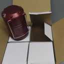 Lichamp LED Camping Lantern, 4 Pack Battery Powered Flashlight for Power Outages, Portable Collapsible Hanging Light Essential for Home, Outdoor, Emergency Lamp Survival Kit Gear for Hurricane,B4BD (Burgundy)