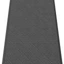 Indoor Outdoor Door Mat, 6' x 3' Doormat for Entryway, Gray
