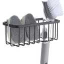 SunnyPoint NeverRust Deluxe Kitchen & Bathroom Sink Sponge Holder Organizer with Adhesive Mount - Additional Suction Cup Included – Sponge & Brush NOT Included – 7.4 x 3.3 x 2.75 Inch