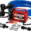 Fill-Rite FR1614 12V 10 GPM Portable Fuel Transfer Pump for Diesel and Antifreeze with Suction and Discharge Hoses