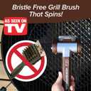 HorsePower Giddy Up Grill Cleaner AS SEEN ON TV! Cordless, Rechargeable BBQ Tool with 350 RPM Stainless Roller, LED Light Patents Pending From BulbHead, a Family-Owned American Brand
