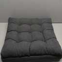 TANYOO Recliner Cushion Patent Dual Layer Fillings Chair Cushion for Elderly 20x20x5 Inches Extra Large Pad for Armchairs Booster Seat Cushions Pain Pressure Relief Dark Grey
