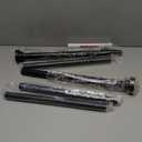 Shower Curtain Rod Adjustable 43-78 inch, 1"Diameter Spring Tension Curtain Rod No Drill, Anti-Rust Non-Slip Shower Rod, Black Shower Curtain Rod for Bathroom Tension