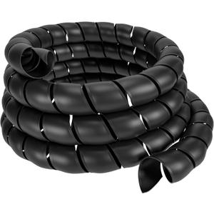 Hydraulic Hose Protector, 2" OD x 10' Length Spiral Wrap