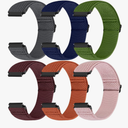 Runostrich Quick Release Nylon Watch Band - Choice of Width - 18mm, 19mm, 20mm, 22mm, 24mm Elastic Watch Straps Adjustable Stretchy Solo Loop Sport Nylon Replacement Wristband for Women Men