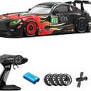 GoolRC Remote Control Drift Car Drift RC Cars 1/16 Remote Control Car 2.4GHz 4WD RC Race Vehicle Gift for Teen Tires Replaceable with LED Light