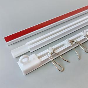 Ontrack Self Adhesive Curtain Track, Ceiling Track Set- No Drill, No Damage, Ceiling Mount, Adhesive Curtain Rod, Easy to install curtain rails (12FT/144IN)