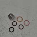 1 Pc M24x1.5 Stainless Steel Transmission/Front Differential Magnetic Oil Drain Plug Fit for 08-20 Lexus GX460 LX570; Toyota 4Runner FJ Cruiser Land Cruiser Tacoma Tundra Replace 90341-24014