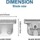 Professional Replacement Clipper Blades,Precision 2 Holes Adjustable Hair Clipper PartsCompatible with Wahl Trimmer Models 5598 9686 9854L 9876L 9854 9855 9860 etc.