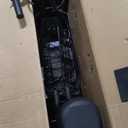 Gyroor C1S Electric Scooter with Seat for Adults - 550W Motor, Pet Basket, 19 MPH Top Speed, 20 Miles Range, 12" Pneumatic Tires, Foldable Commuting Scooter, Black