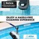 Stainless Steel Hook for All Robotic Pool Cleaner, Metal Pool Hook for Poles - Easy Attach to Telescopic Poles, Pool Accessories for Pool Vacuum Robot Including Cordless, Above Ground, and Underwater