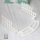 PIAOLGYI Perch and Tall Fence for Bird Buddy Birdfeeder,Accessories Compatible with Bird Buddy Birdhouse(White)