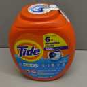 Tide PODS laundry detergent pacs, 3-in-1 Stain Remover, Odor Fighter, Color Protector, 112 Count, HE compatible, Clean Breeze Scent
