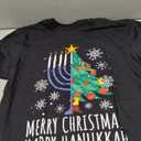 Merry Chrismukkah Happy Christmas Hanukkah T-Shirt, M