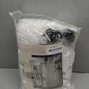 Pinch Pleated Linen Curtains 90 Inches Long for Living Dining Room Bedroom 2 Panel Set Beige White Cream Pinch Pleat Curtain 90 Inch Neutral Boho Floor to Ceiling Curtains Semi Sheer Linen Drapes