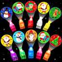 40PCS Christmas Party Favors for Kids, Light Up LED Finger Lights Toys Glow in the Dark Party Favors Classroom School Holiday Goodie Bag Fillers Prizes Bulk Stocking Stuffers Christmas Gifts