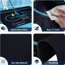 Field Hockey Training Mat 59"x35.4" Non‑Slip Quiet Indoor Stickhandling Pad