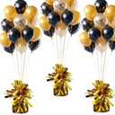 balloon weights are perfect for parties, birthdays, weddings. Each pack includes 12PCS durable weights that easily decorate balloons and elevate any celebration.(Gold100g)