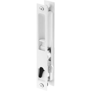 Prime-Line C 1226 Diecast Non-Keyed Patio Sliding Door Handle Set for 1 In. to 1-1/8 In. Thick Sliding Glass Doors, White (Single Pack)