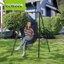 Taleco Gear Swing Stand, Max Load 330lbs, Heavy Duty ,Outdoor or Indoor Hanging Hammock Chair Stand only,Hammock Chair not Include(Black)